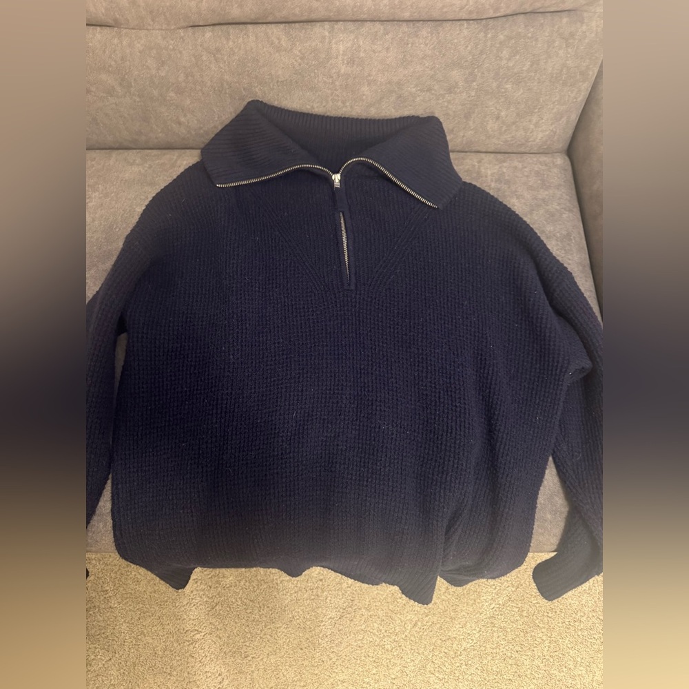Aerie Navy Soft Sweater